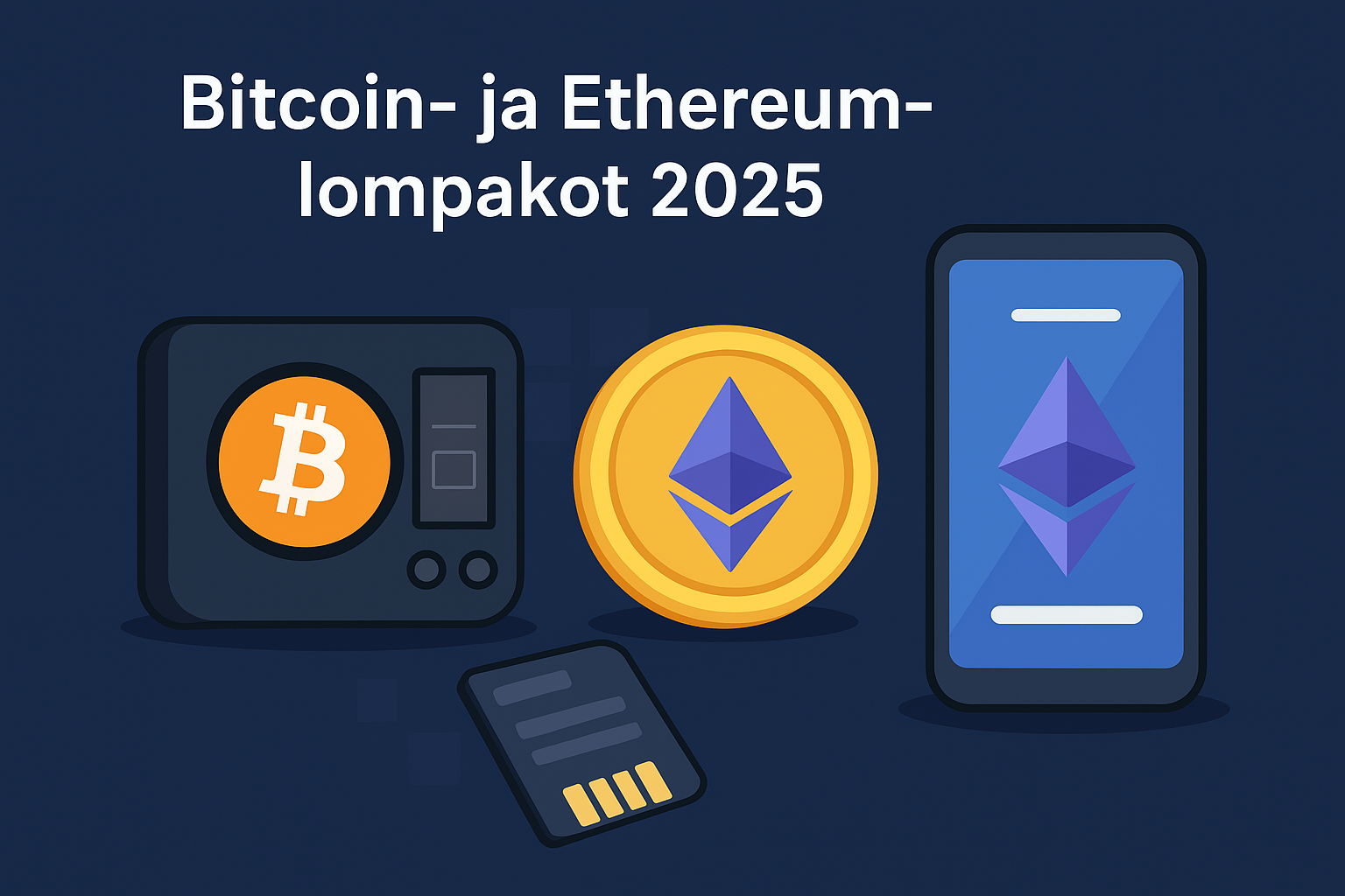 Bitcoin- ja Ethereum-lompakot 2025: Turvallisuus ja suositut vaihtoehdot
