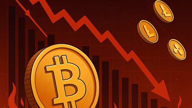 Kryptomarkkina rajussa laskussa – vipupositioiden joukkolikvidaatiot ja sääntelyhuolet syöksyn taustalla