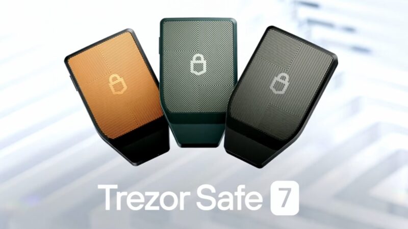Trezor lanseerasi Safe 7 -laitteistolompakon avoimella turvasirulla ja kvanttivalmiudella