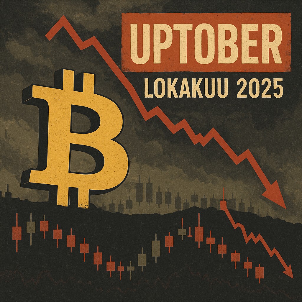 Bitcoin päätti lokakuun miinukselle ensimmäistä kertaa sitten 2018