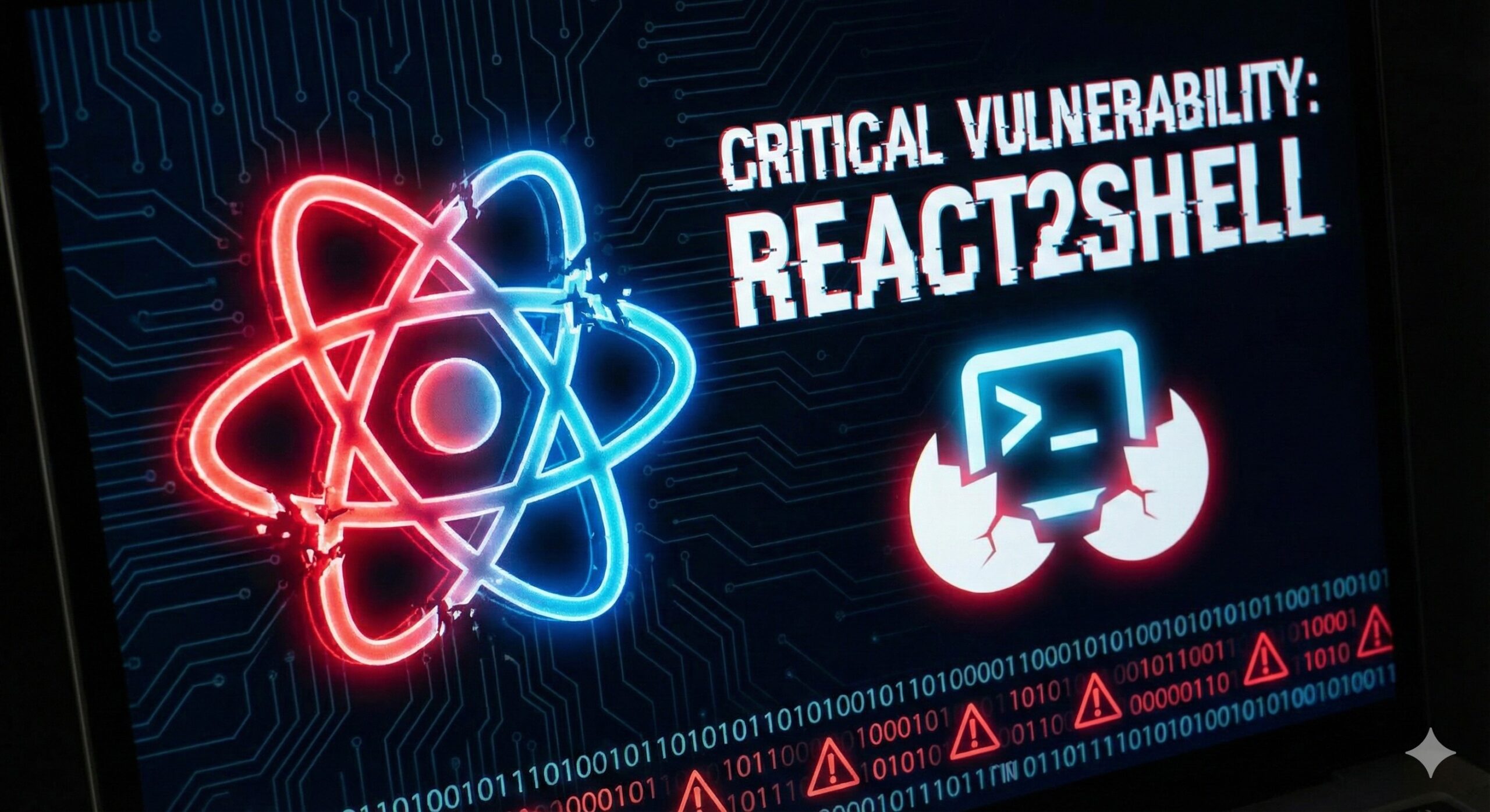 Kriittinen ”React2Shell”-haavoittuvuus uhkaa tuhansia sivustoja
