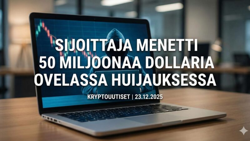 Yksittäinen sijoittaja menetti 50 miljoonaa dollaria ovelassa huijauksessa
