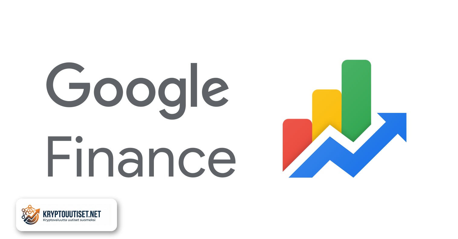 Google Finance seuraa nyt tiettyjen kryptovaluuttojen hintaa