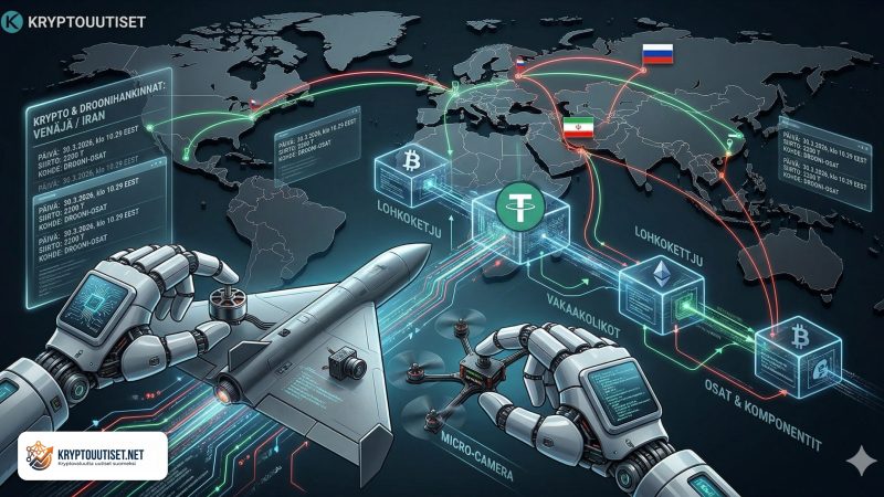 Venäjä ja Iran kiertävät pakotteita ostamalla taisteludrooneja kryptovaluutoilla