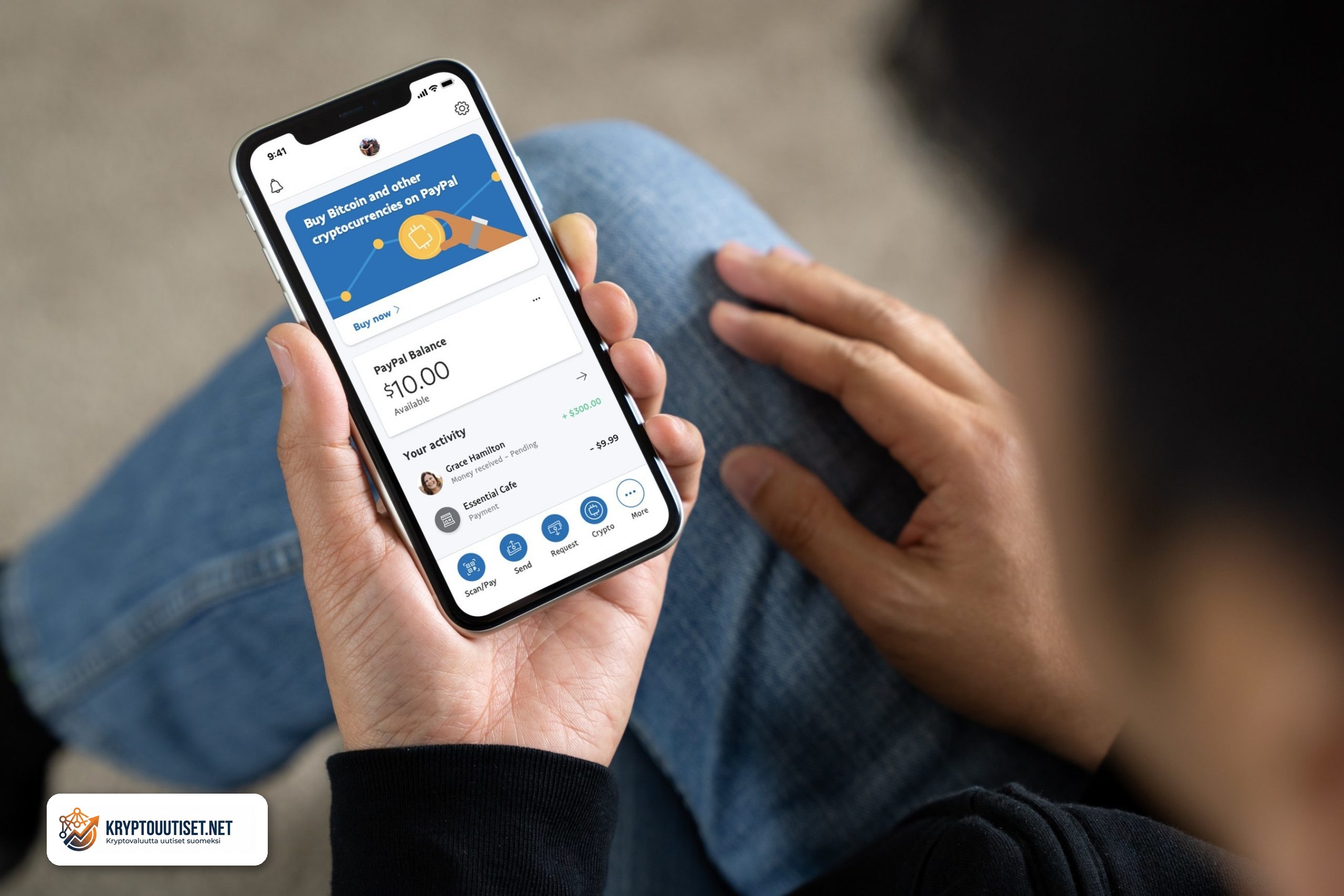 PayPal tarjoaa kryptomaksuja 29 miljoonalle kauppiaalle